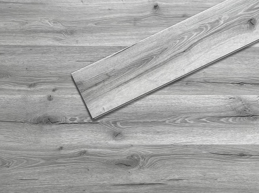 Klick-Vinylboden Eiche RUSTIKAL GRAU