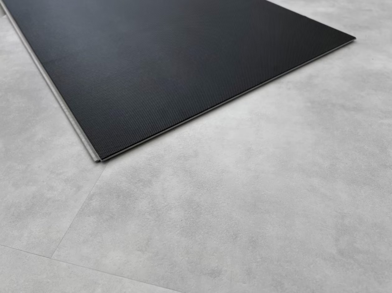 Klick-Vinylboden Fliesenoptik Beton LIGHT GREY