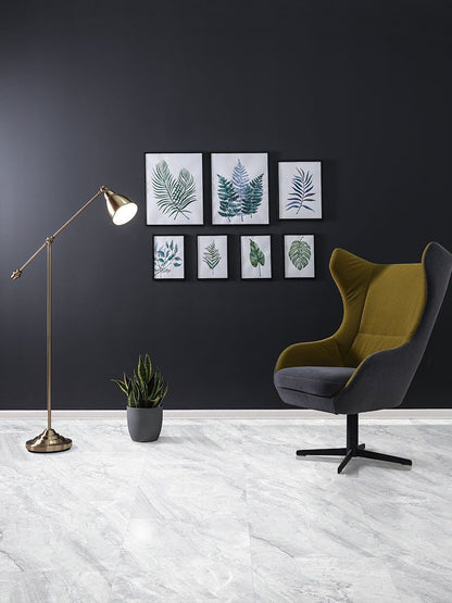 Klick-Vinylboden Hochglanz Glehner Marmor