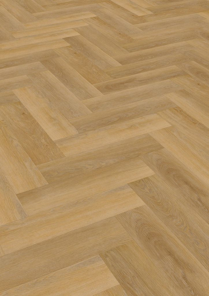 Klick-Vinylboden Fischgrät Eiche Rustikal