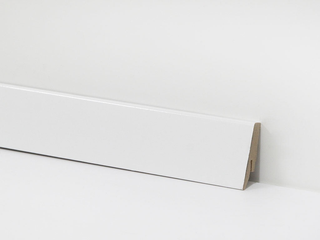 Sockelleiste Weiß Modern - 240cm