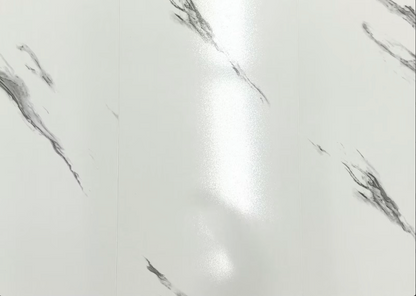 Klick-Vinylboden Hochglanz Alsberg Marmor