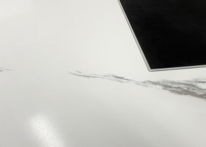 Klick-Vinylboden Hochglanz Alsberg Marmor