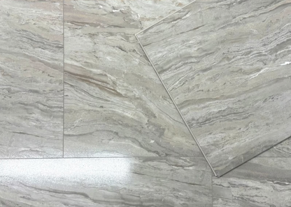 Klick-Vinylboden Hochglanz Kapellen Marmor