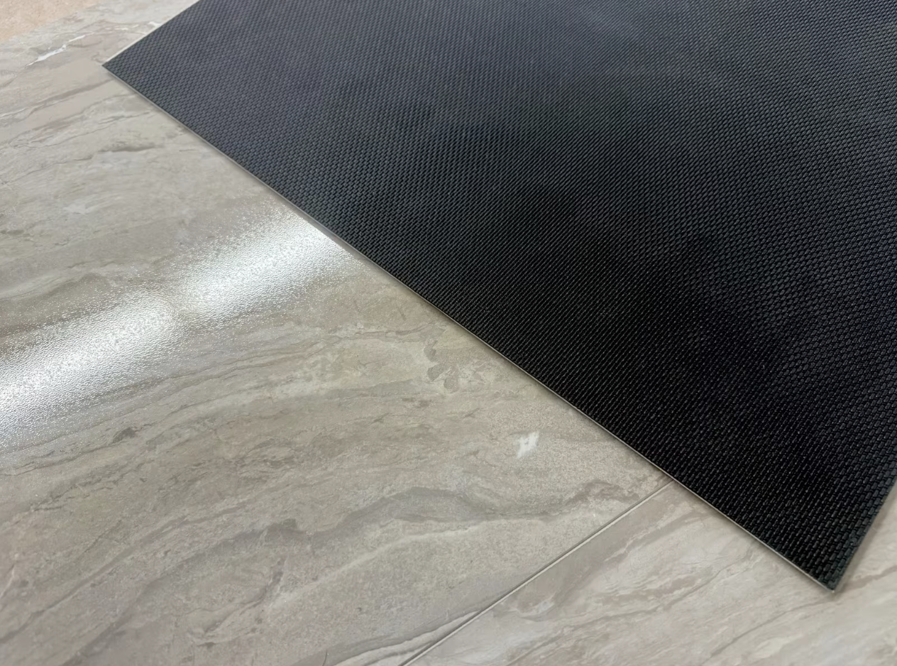 Klick-Vinylboden Hochglanz Kapellen Marmor