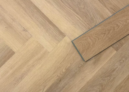 Klick-Vinylboden Fischgrät Eiche NATUR