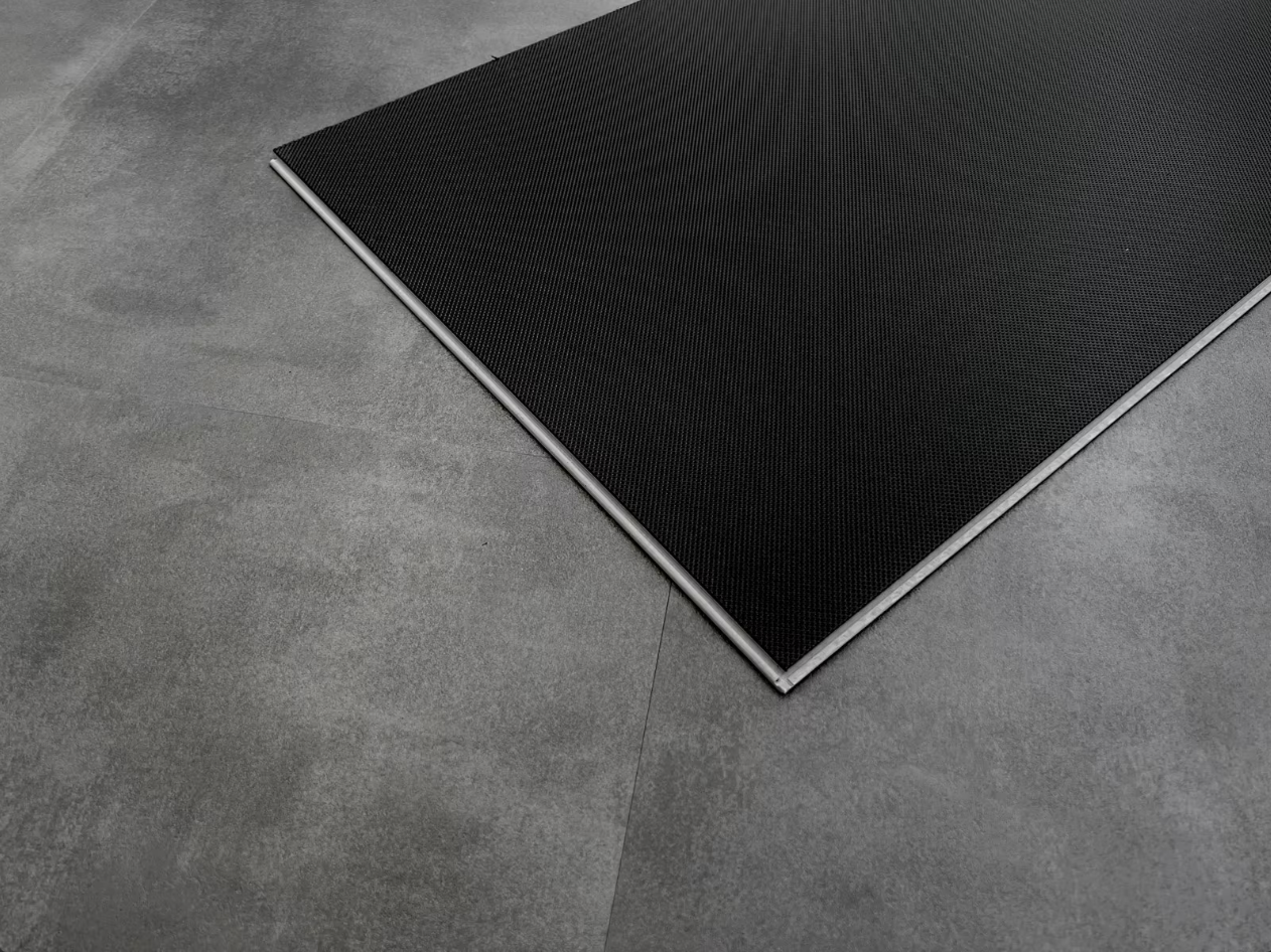 Klick-Vinylboden Fliesenoptik Beton DARK GREY