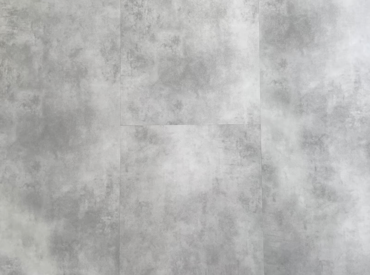 Klick-Vinylboden Fliesenoptik Beton LIGHT GREY